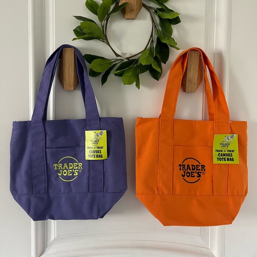 Trader Joe’s Trick or Canvas Treat Tote Bag